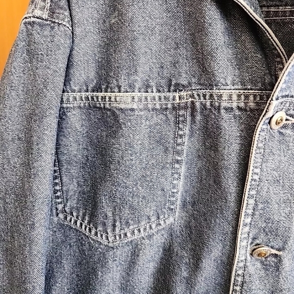 Vintage Phat Farm Men's Denim Jacket Size 2XL XXL Hip Hop Denim Streetwear - Picture 3 of 13